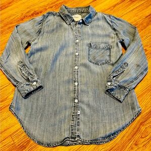 Women’s Denim Button Up Long Sleeve